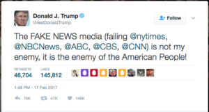 Trump - Media the enemy of the people